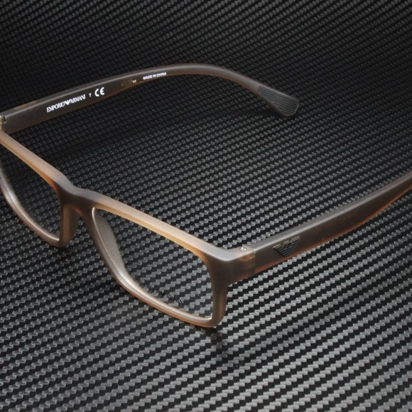 Emporio Armani Men's Matte Brown Eyeglasses!
